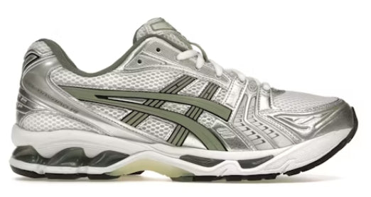 ASICS Gel-Kayano 14 White Pure Silver Slate Grey Sage